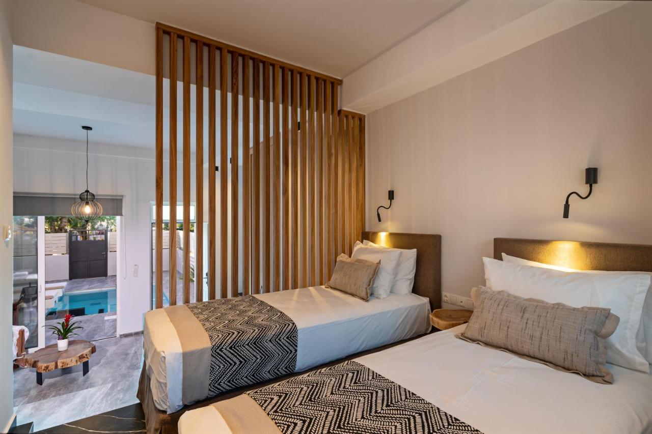 Delfina Boutique Hotel Paralia Kourna Exterior foto