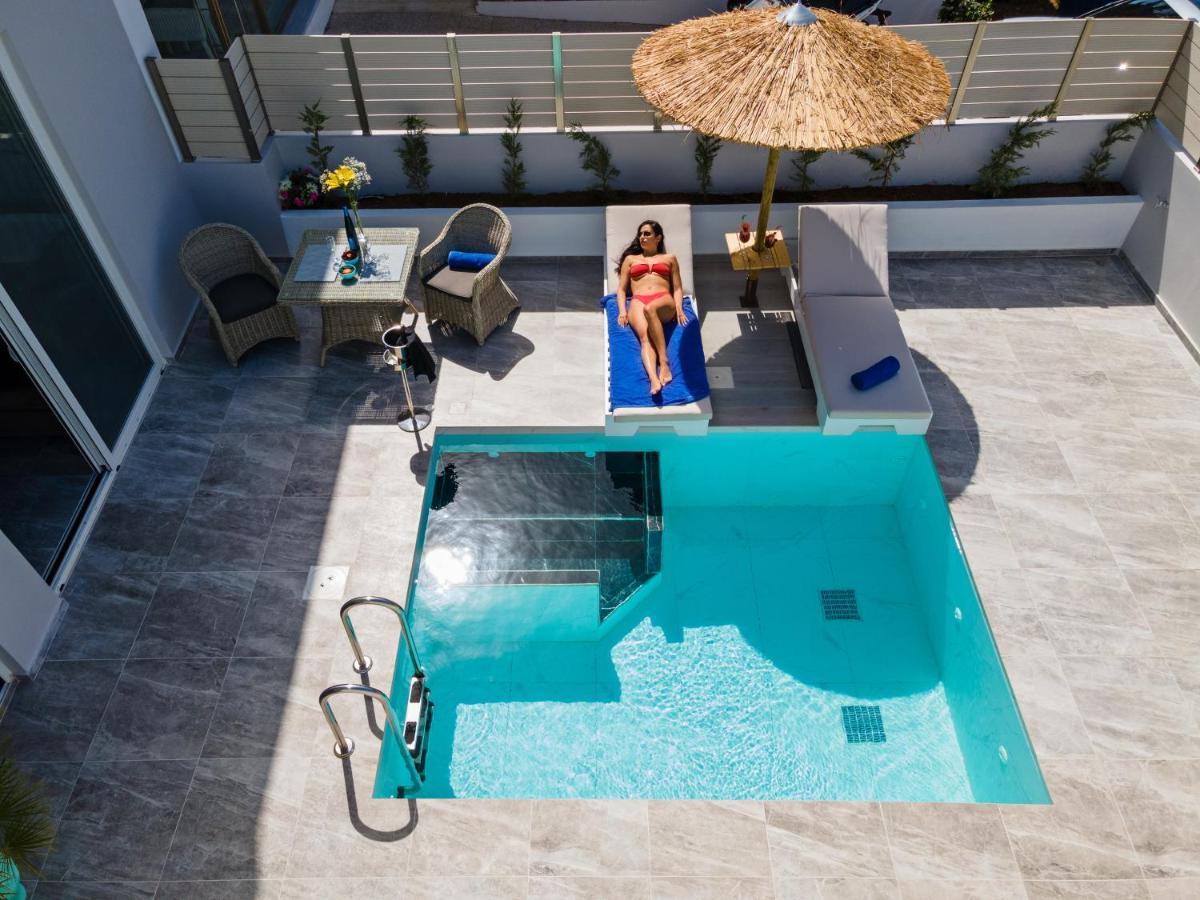 Delfina Boutique Hotel Paralia Kourna Exterior foto