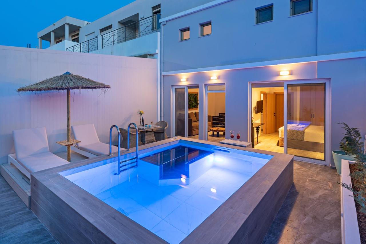 Delfina Boutique Hotel Paralia Kourna Exterior foto