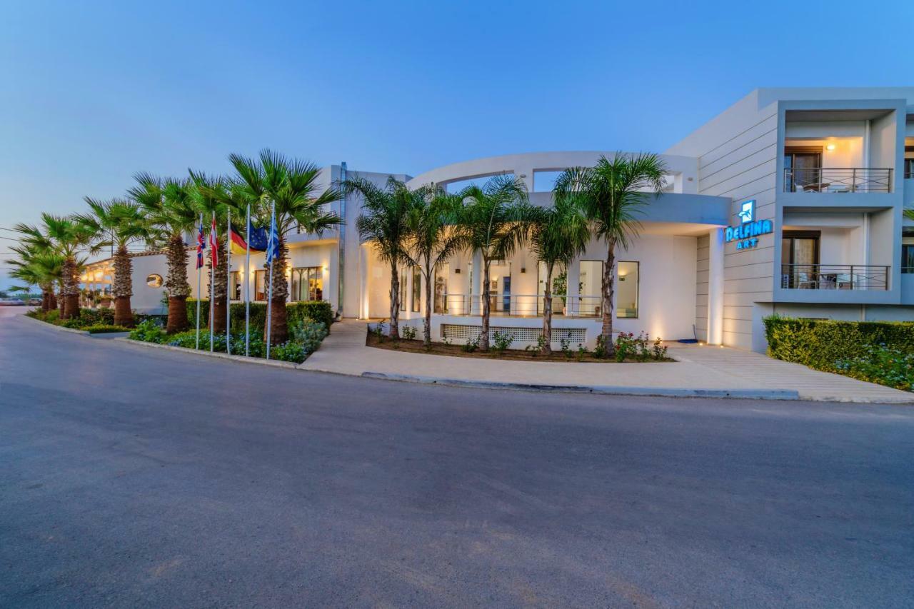 Delfina Boutique Hotel Paralia Kourna Exterior foto